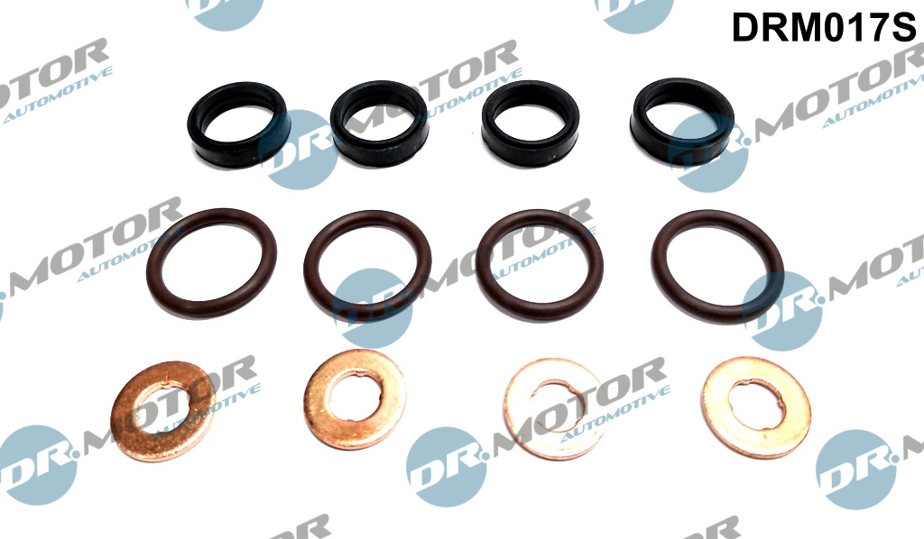 Ilustracja DRM DRM017S DR.MOTOR AUTOMOTIVE ZESTAW MONTAŻOWY WTRYSK. (12 ELEM. NA 4 WTRYSKI)
