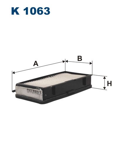 Ilustracja FTR K1063 FILTRON FILTR KABINOWY CITROEN EVASION (!)