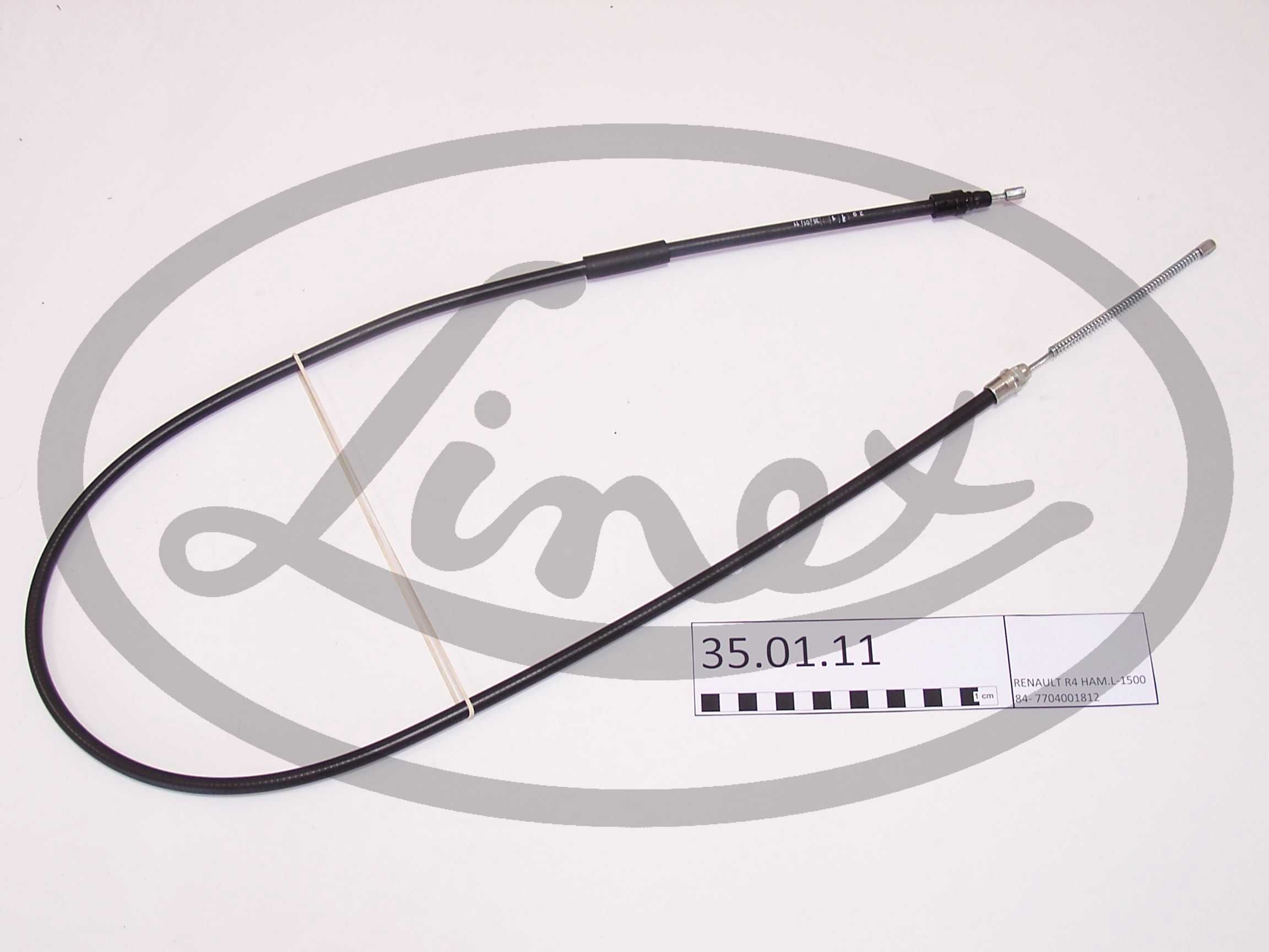 Ilustracja LIN 35.01.11 LINEX LINKA HAMULCA RĘCZNEGO RENAULT