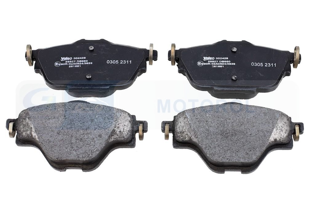 Ilustracja VAL 302428 VALEO KLOCKI HAMULC. CITROEN C4 PICASSO II 13- TYŁ (!)