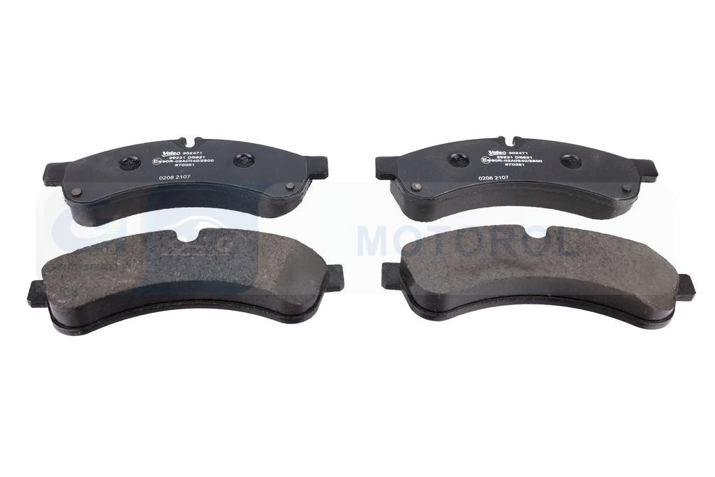 Ilustracja VAL 302471 VALEO KLOCKI HAMULC. IVECO DAILY IV 06- TYŁ (!)