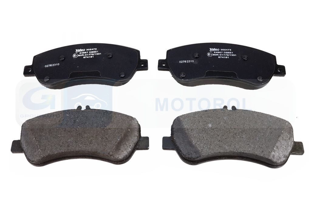 Ilustracja VAL 302473 VALEO KLOCKI HAMULC. MERCEDES X204 GLK-KLASA 08- PRZÓD (!)