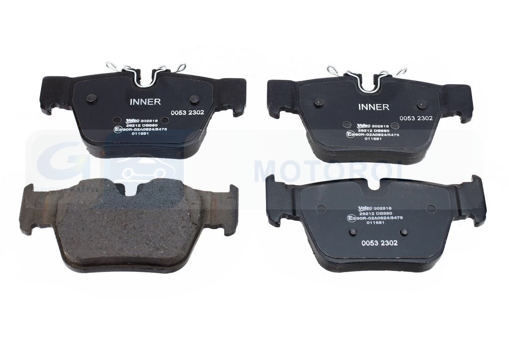 Ilustracja VAL 302518 VALEO KLOCKI HAMULC. BMW 2 F44 19- TYŁ (!)