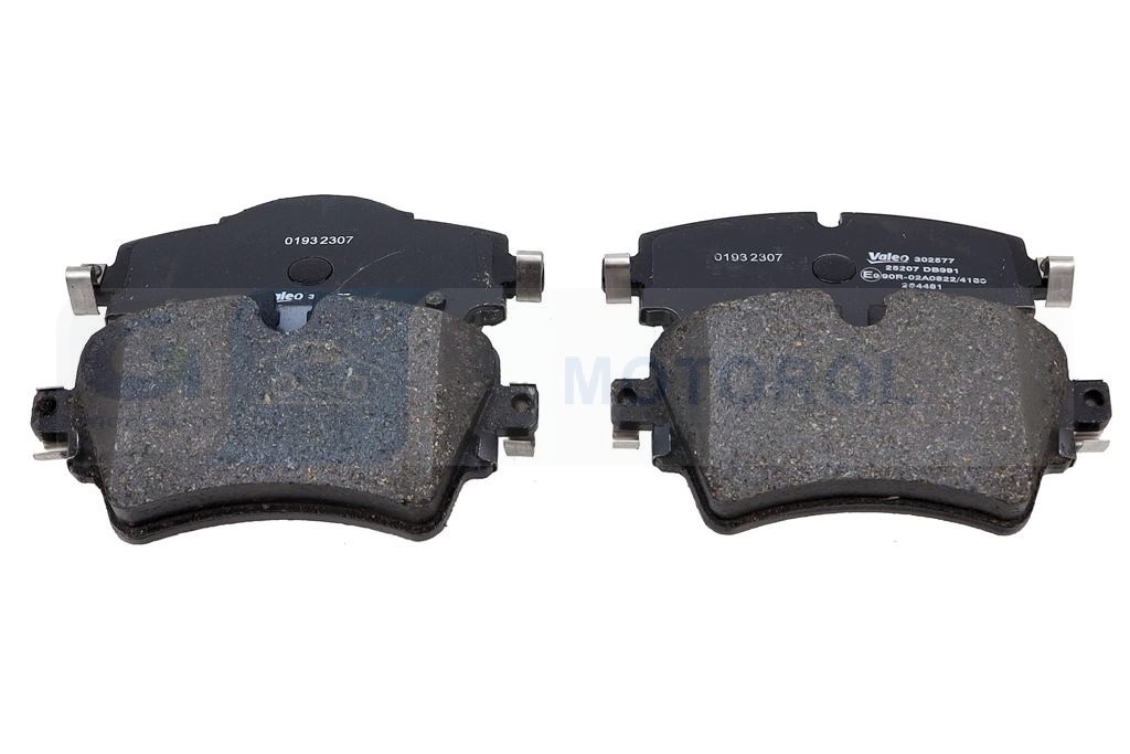 Ilustracja VAL 302577 VALEO KLOCKI HAMULC. MINI COOPER 13- PRZÓD (!)