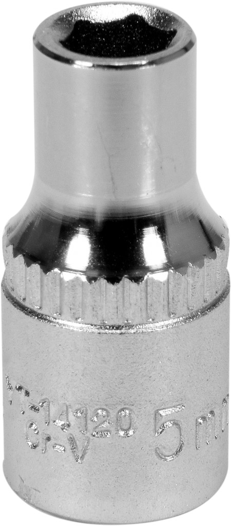 Ilustracja YAT YT-14120 YATO NASADKA 5MM 1/4 6-KAT. CV KROTKA